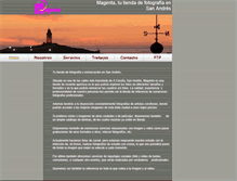 Tablet Screenshot of magentaonline.es